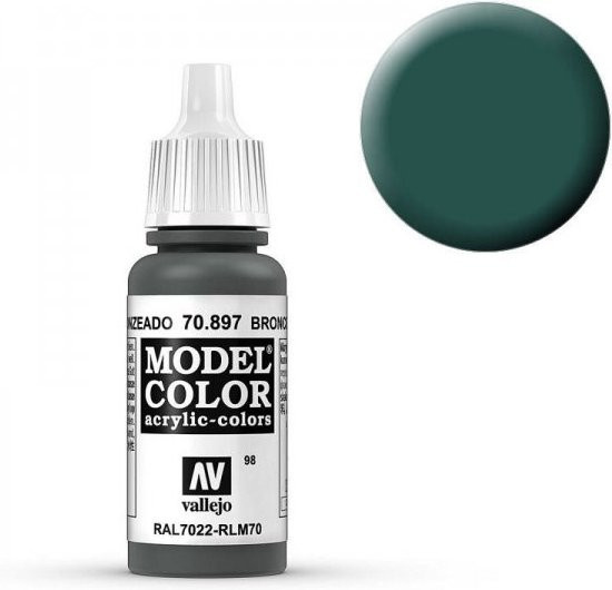Vallejo Model Color, Bronze Grün, Grün - Bild 1