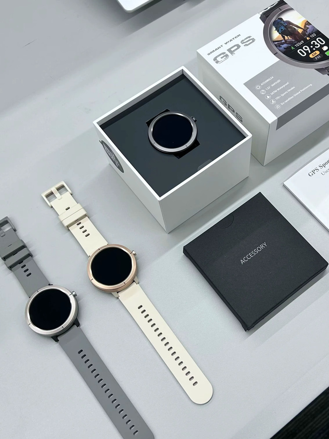 yaocx GPS Smartwatch mit AMOLED Display, Bluetooth Anruffunktion, 5ATM Wasserdicht, 170 Sportmodi und 360mAh Akku in Pink - Bild 6