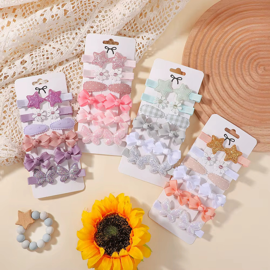 KIDS BOWS Haarspangen Set mit Gänseblümchen, 12-teilig, Kinder - Bild 1