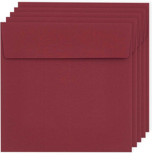 Rico Design Paper Poetry Luxury Umschläge Quadratisch in Weinrot - Bild 1