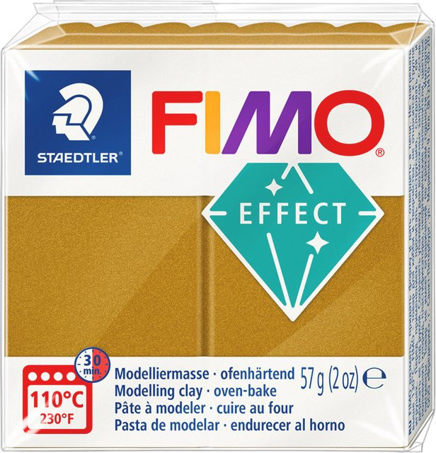 Staedtler FIMO effect Modelliermasse Metallic Gold - Bild 1