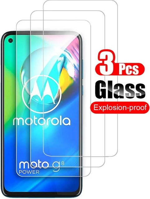 3er-Pack Panzerglas Schutzfolie für Motorola Moto G56 G86 G15 G05 G45 G75 E14 E15 G34 G54 G64 G84 in Transparent - Bild 1
