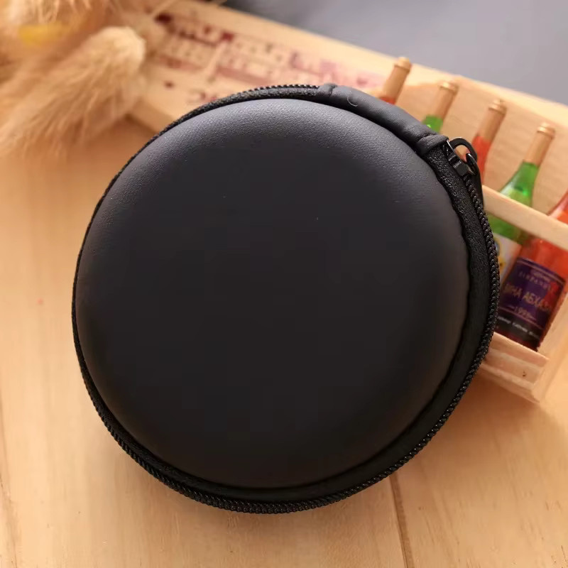 eTya Kabelorganizer Tasche in Schwarz zur Aufbewahrung von Kopfhörern, USB-Kabeln und Kleinteilen aus Stoff - Bild 4