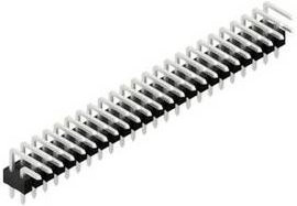 Fischer Elektronik Stiftleiste Standard Schwarz 10 Stück - Bild 1