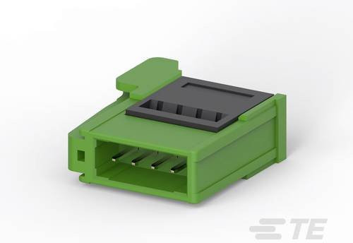 TE Connectivity Einbau-Stiftleiste Standard grün aus Kunststoff 4-1473562-4 - Bild 1