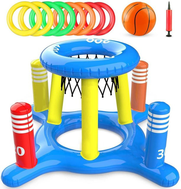 Kidsly Aufblasbarer Ring Wurfring, Spielset, ab 3 Jahren - Bild 1
