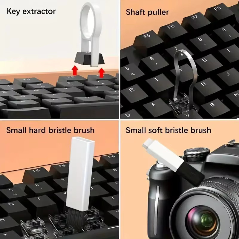 20-in-1 Reinigungsset für digitale Geräte in Weiß für iPhone, Tablet, AirPods, Bildschirme und Tastaturen - Bild 2