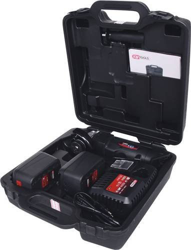 KS Tools Akku-Winkelschleifer 115mm Schwarz mit 2 Akkus und Ladegerät 18.0V 7000 U/min - Bild 1