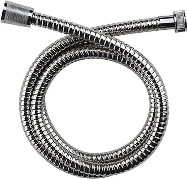 Euroshowers Flexibler Metall Duschschlauch in Silber, Länge: 270 cm - Bild 1