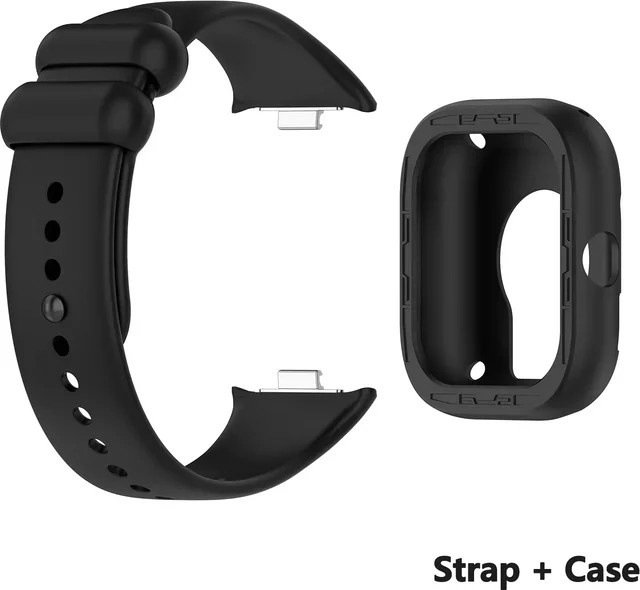TAMISTER Smartwatch-Armband Silikon, Schwarz, Unisex - Bild 1