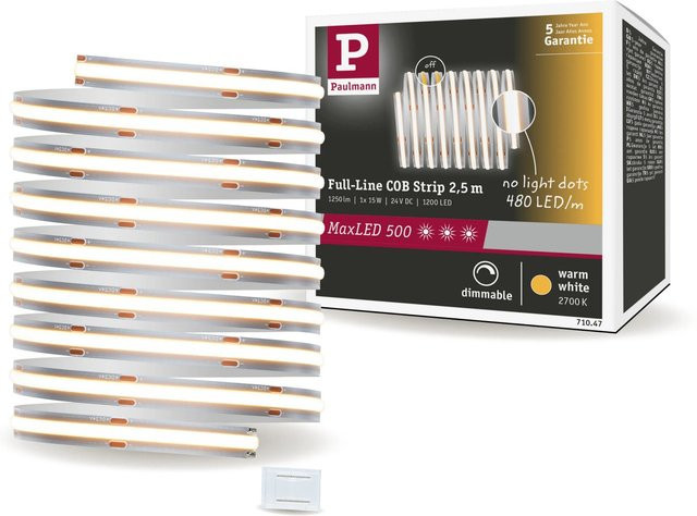 Paulmann MaxLED COB LED-Streifen Weiß Warmweiß 2,5 m - Bild 2