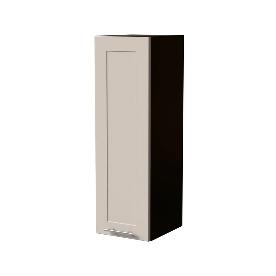 Feldmann-Wohnen Hängeschrank Oslo modern in Schwarz und Kaschmir Matt B/T/H: 30 x 32,5 x 96 cm - Bild 2
