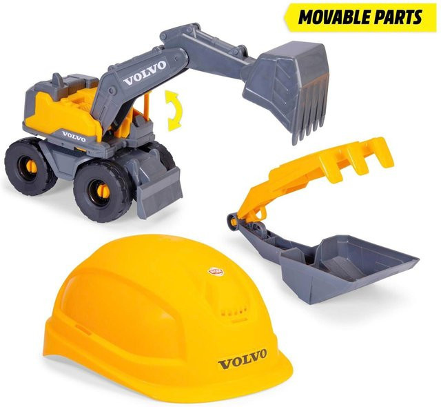 Dickie Toys Volvo Tough Excavator, Baustellen-Set, Spielfahrzeug, ab 3 Jahren - Bild 2