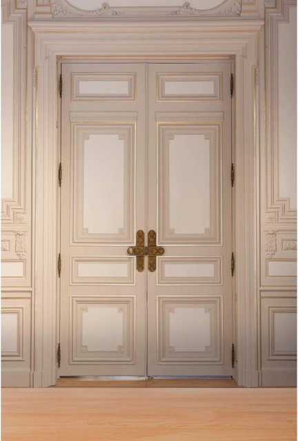 PROFHOME Fototapete 3D Mural in Beige Creme-Weiß Braun, abstraktes Design, matt, B: 212 cm, H: 280 cm - Bild 1