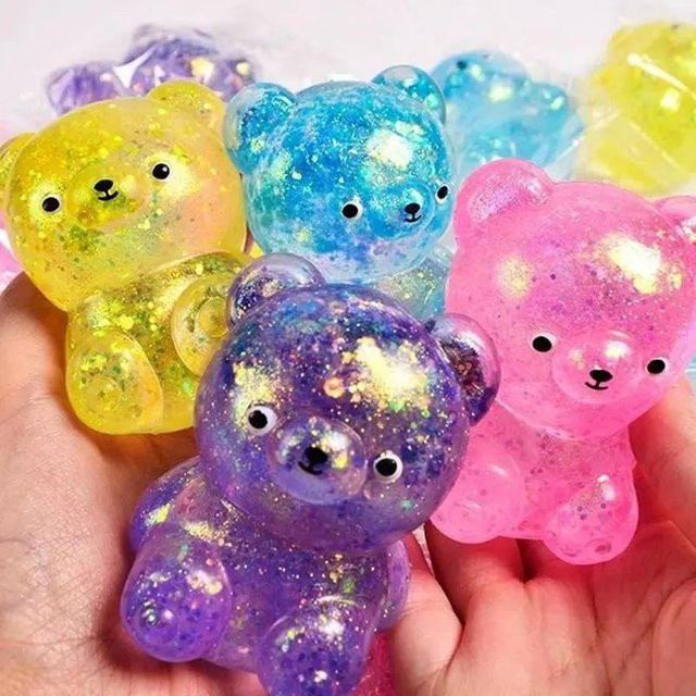 Fashnics Fidget Bär Squishys, Knetspielzeug, blue - Bild 1
