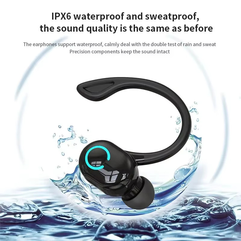 Kebidumei Bluetooth 5.2 In-Ear Kopfhörer mit Noise Cancelling und Mikrofon in Schwarz - Bild 5