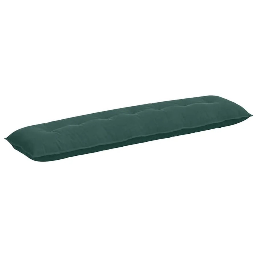 vidaXL Rückenkissen aus Cordstoff in Dunkelgrün, Breite: 200 cm, Höhe: 50 cm - Bild 2