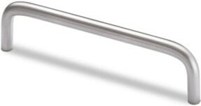 Möbelgriff Hettich Avenio STA VA in Silber gebürstet aus Edelstahl, Länge: 128 mm - Bild 1