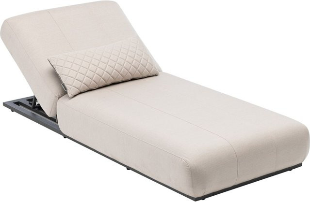 KETTLER Sonnenliege EGO gepolstert in Beige und Anthrazit, B/T/H: 90 x 213 x 33 cm - Bild 1