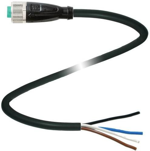 Pepperl+Fuchs 239998-100011 Sensor-Aktor-Steckverbinder konfektioniert, Schwarz, 4 Polzahl, Länge: 1,7 m - Bild 1