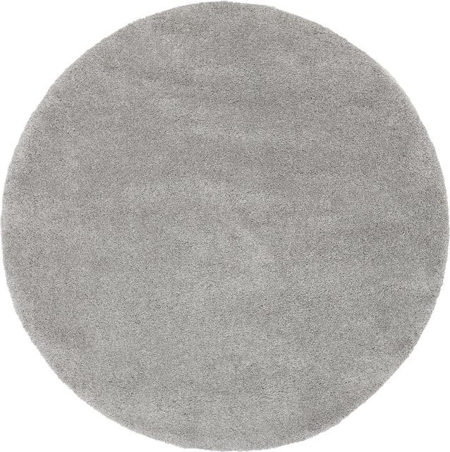 Shaggy Teppich MODA von OCI in Grau, rund, Durchmesser: 120 cm - Bild 1
