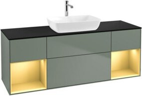 V&B Waschtischunterschrank Finion in Lackausführung, Breite: 160 cm, Tiefe: 50,1 cm, Höhe: 50,1 cm - Bild 1