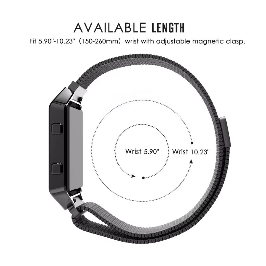 Amazfit Uhrenarmband-Set, Edelstahl-Mesh, Schwarz, TPU-Vollgehäuse - Bild 3