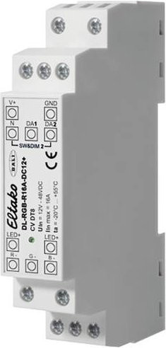 Eltako LED-Dimmer für Hutschiene in Grau - Bild 1