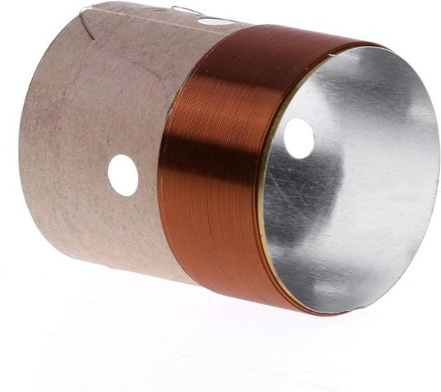 Runde Messingdraht Woofer Schwingspule aus Aluminium für Lautsprecherreparatur, 25,5 mm, 8 Ohm, Gold - Bild 1