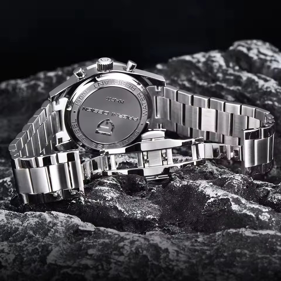 PAGANI DESIGN Chronograph, Quarz, Edelstahl, Saphirglas, Herren - Bild 2