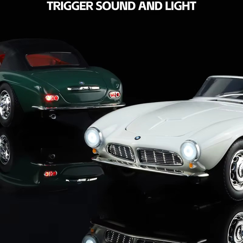 Mini Auto, Klassisches Auto, Spielzeugmodell, Metall, 1:24, mit Sound und Licht - Bild 4