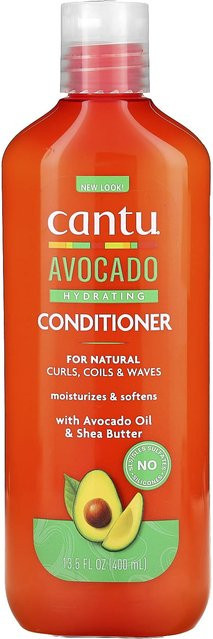 Cantu Avocado-Feuchtigkeitsspülung, 400 ml, lockiges Haar - Bild 1