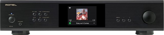 Rotel S14 Vollverstärker und Netzwerk-Player in Schwarz mit Wi-Fi, Bluetooth, Optical und USB-A - Bild 1