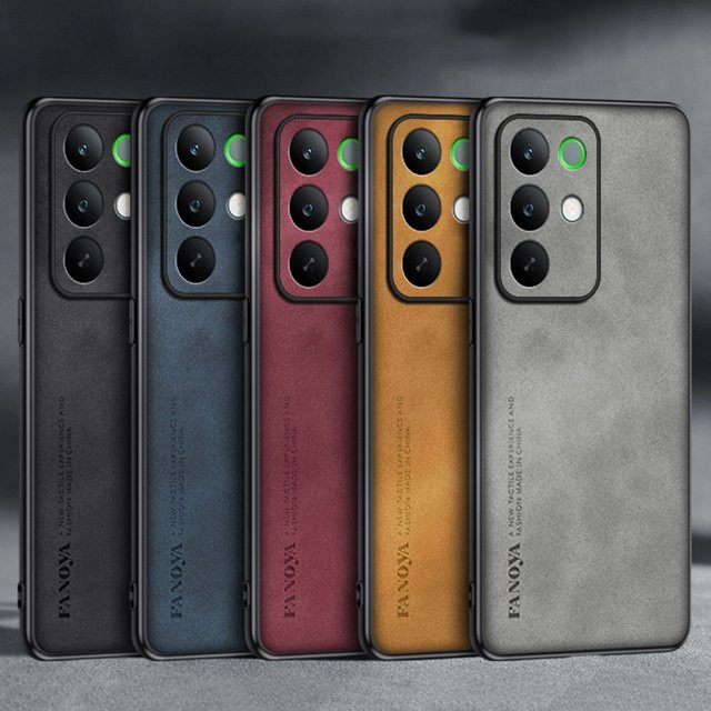 EUCAGR Luxus PU Leder Handyhülle für Realme C85 Pro 5G in Blau, Stoßfestes TPU Silikon Case mit vollem Schutz - Bild 1