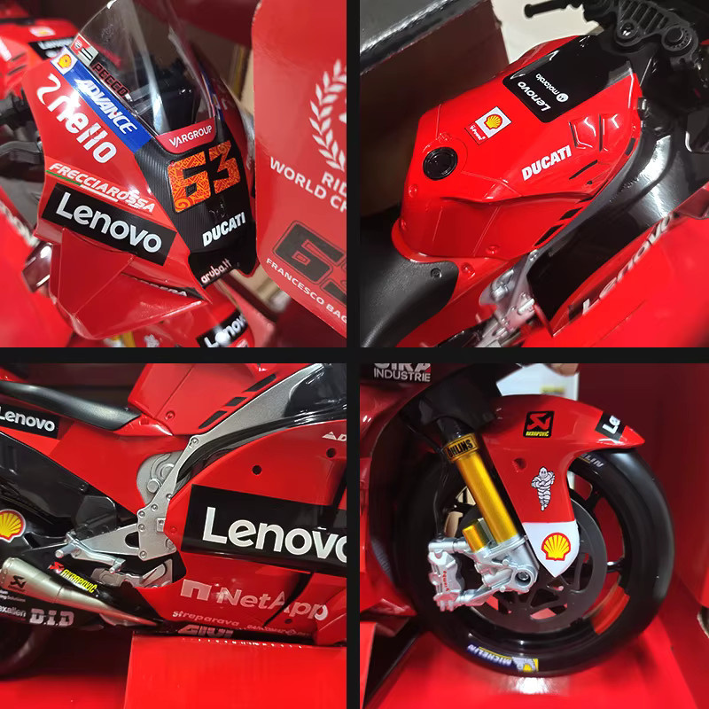 Maisto Ducati Desmosedici GP #63, Motorrad Modell, 1:6, Metall, ab 14 Jahren - Bild 2