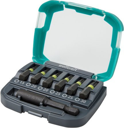 Wolfcraft Impact-Bit-Box mit Schraubendreher-Bits in Multicolour - Bild 1