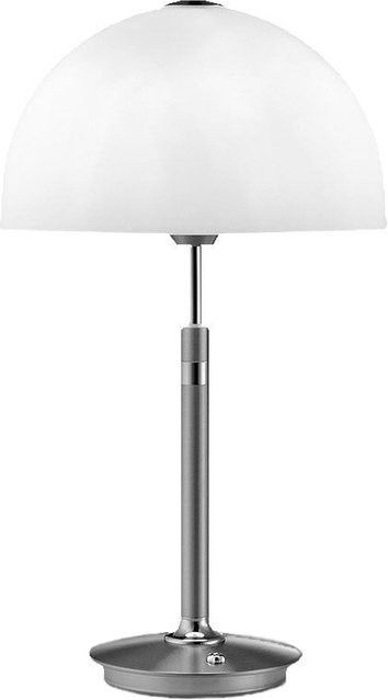 B+M Leuchten Moon II LED-Tischleuchte in Nickel matt mit warmweißem Licht (2700K) - Bild 1