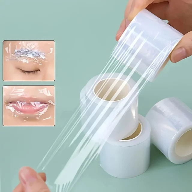 vvocci Folienwickel, transparente Augenbrauen-Tattoo-Abdeckung, Einweg - Bild 1