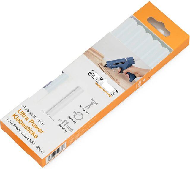 Steinel Ultra Power Klebesticks Ø 11 mm in Weiß, 5 Stück à 60 g - Bild 1