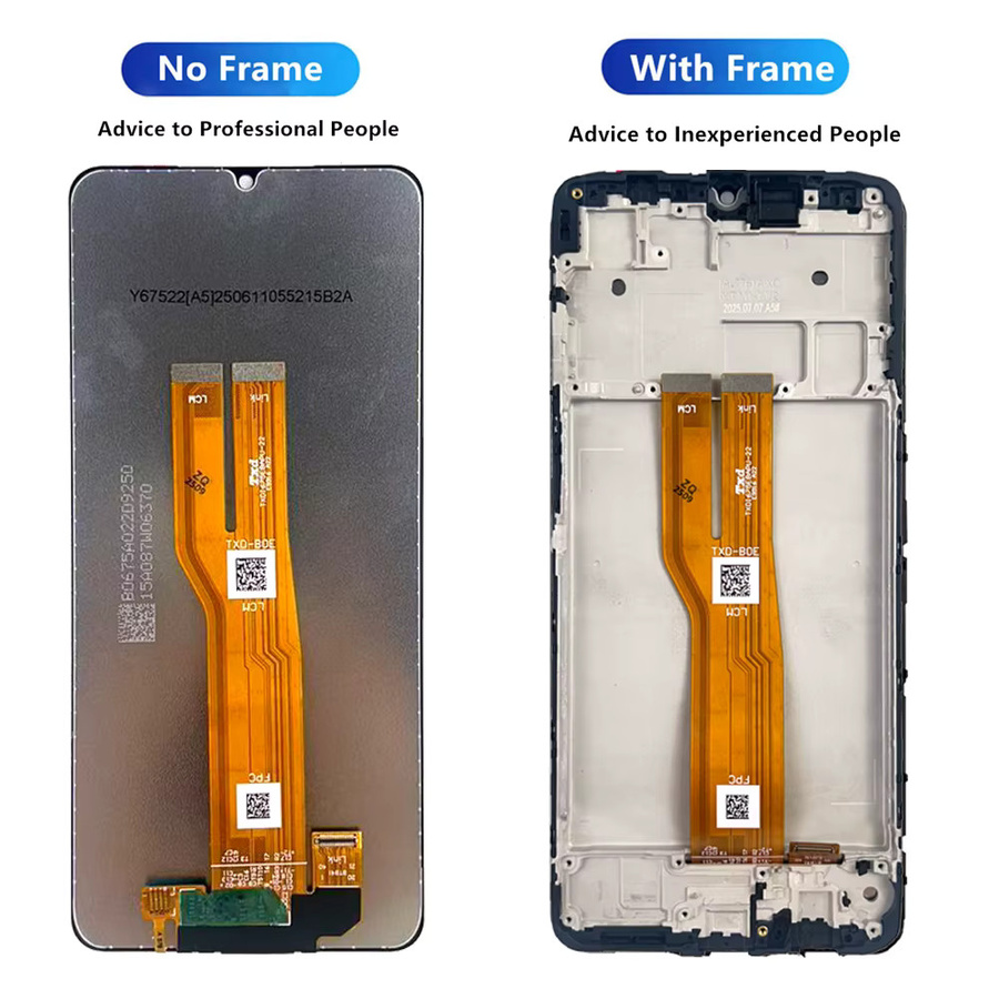 Samsung Galaxy A07 4G LCD-Display mit Touchscreen-Digitizer-Baugruppe in Schwarz für Samsung A075F A075B Ersatzbildschirm - Bild 3
