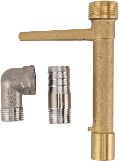 TOMTOP JMS G3/4 Schnellkupplungsschlüssel aus Messing und Edelstahl in Silber oder Gold - Bild 1