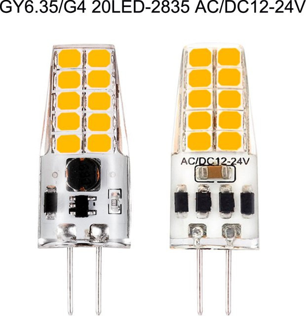 10 Stück JOYPJLIT G4 GY6.35 LED-Lampen 5 W in Weiß für Kronleuchter und Scheinwerfer - Bild 1