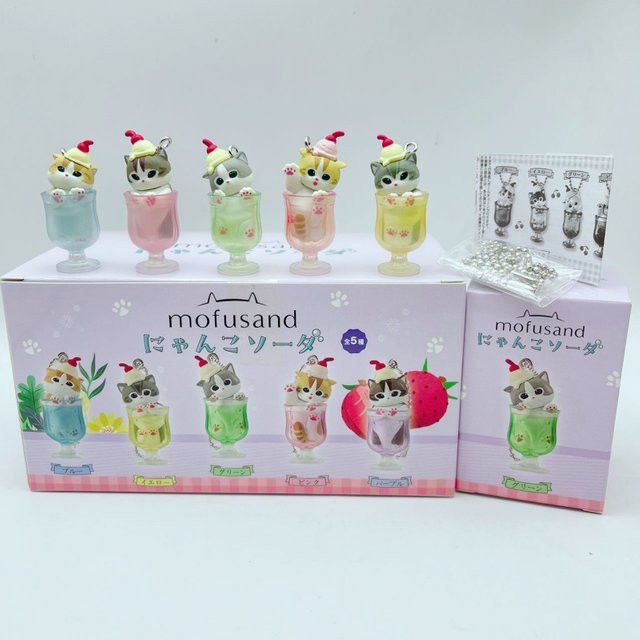 Mofusand Katze Pudding Blind Box Anime Mini Figuren Anhänger Multicolor - Bild 1