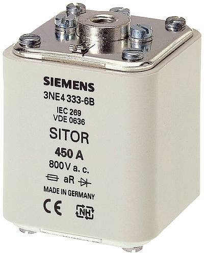 Siemens 3NE43336B Sicherungseinsatz 450A 800V Set mit 3 Stück in Weiß - Bild 1