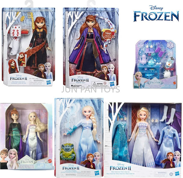 Disney Frozen Elsa Anna Style Set, Actionfigur, Singende Puppe, Olaf, Schlitten-Playset - Bild 1