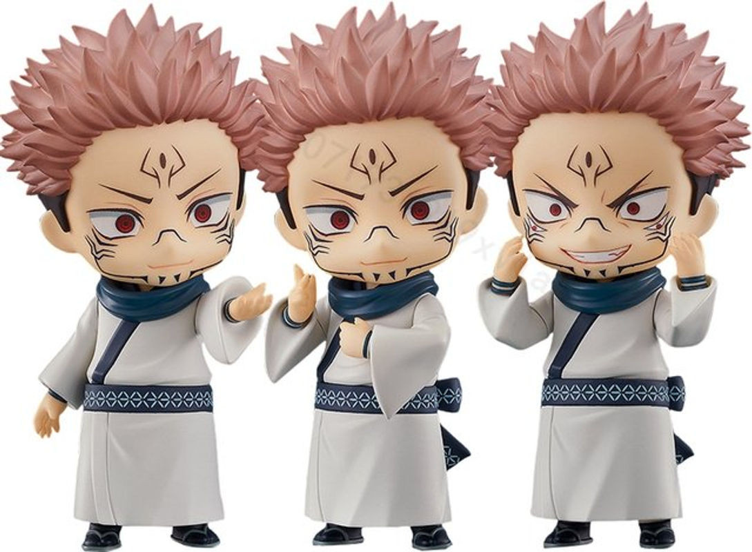 Bandai Jujutsu Kaisen Anime Figur Satoru Gojo und Ryomen Sukuna Modell Puppe in Weiß, Höhe: 10 cm - Bild 1
