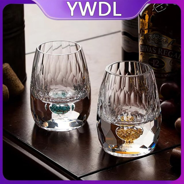 YWDL Kristall-Likörgläser Diamantgeschliffen Transparent mit 15 ml und 50 ml Füllmenge - Bild 1