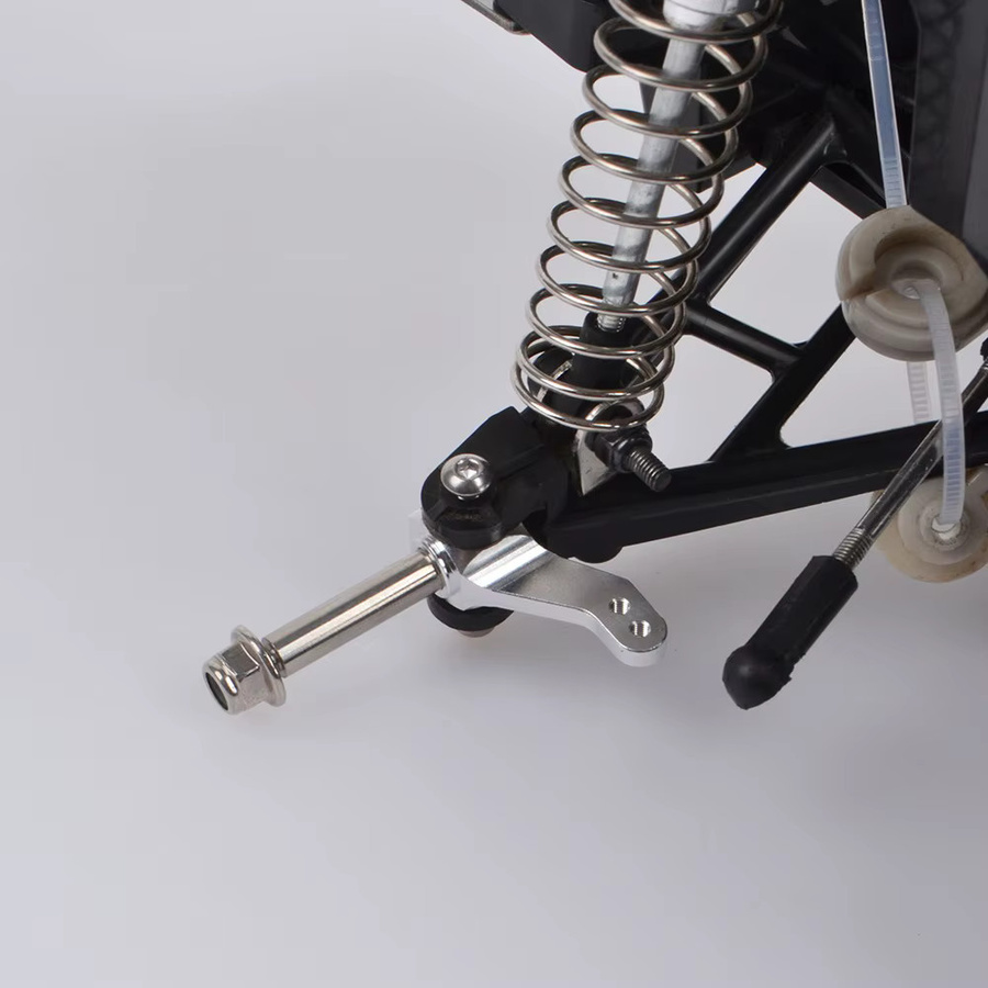 Tamiya Aluminium-Vorderlenkungsgelenk, Zubehör, Metall, Grau - Bild 2
