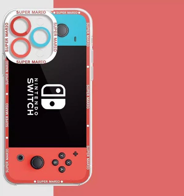 MINISO Super Mario Bros Silikon Schutzhülle für iPhone transparent - Bild 1