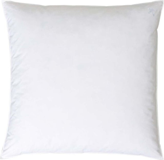 Kopfkissen Centa-Star Soft Classic in Weiß mit Daunen-Feder-Mix, B/B/H: 80 x 80 x 80 cm - Bild 1